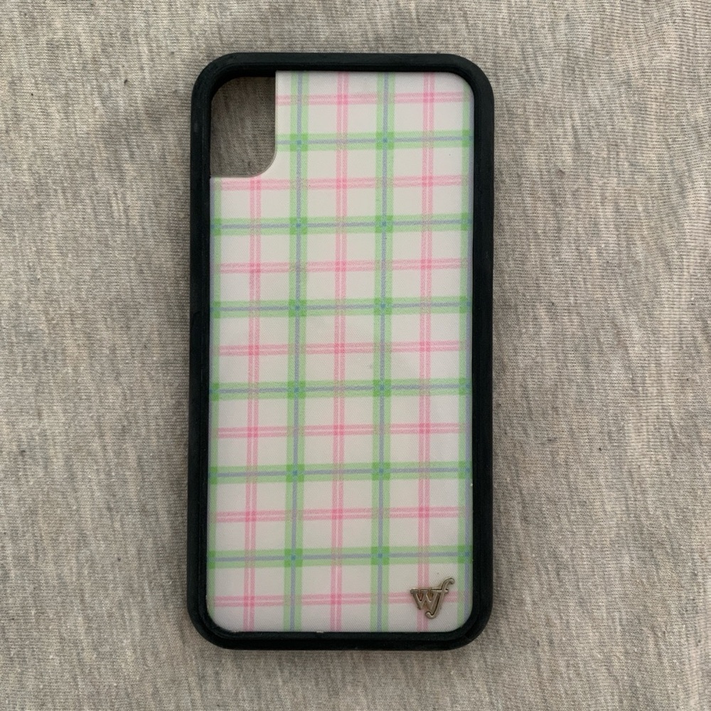 plaid iphone xr wildflower case